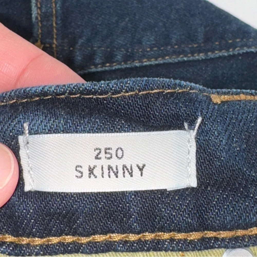 J Crew 250 Skinny Stretch on Demand jean in dark worn-in wash AB689